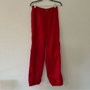 Obermeyer Snowboard Ski Pants Red Insulated Snowboarding Hydro Block Mens Medium